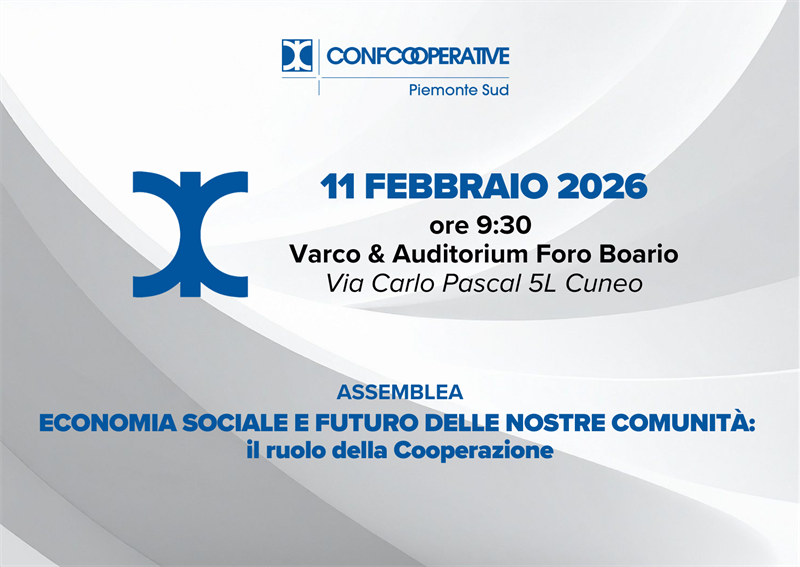Economia sociale e futuro delle comunità al centro della seconda assemblea di Confcooperative...