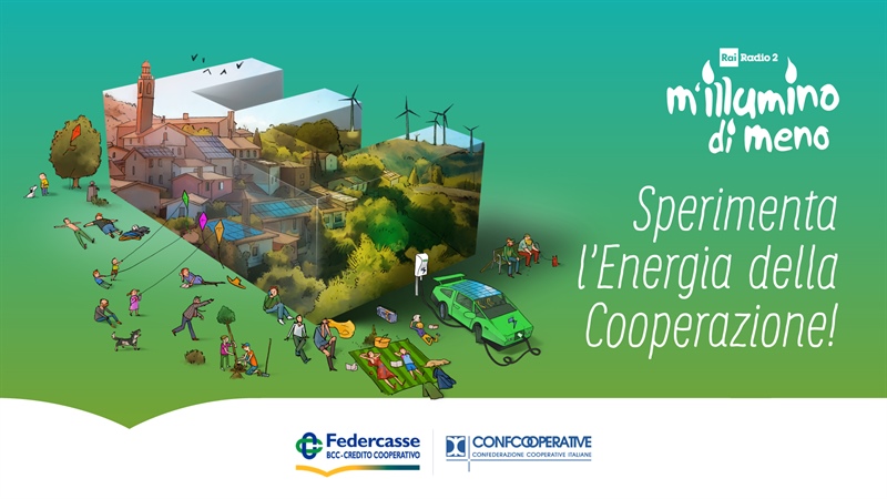 Confcooperative aderisce a M'illumino di Meno