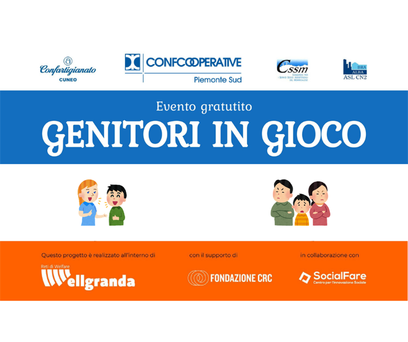 “Genitori in gioco”, ad aprile nuovi incontri gratuiti per le famiglie in provincia di Cuneo