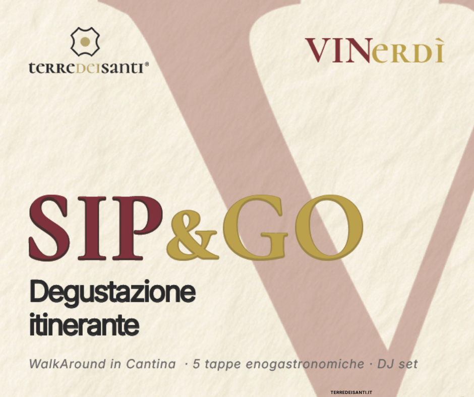 Terre dei Santi propone SIP&GO, una serata tra degustazioni, musica e territorio