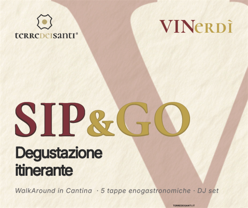Terre dei Santi propone SIP&GO, una serata tra degustazioni, musica e territorio