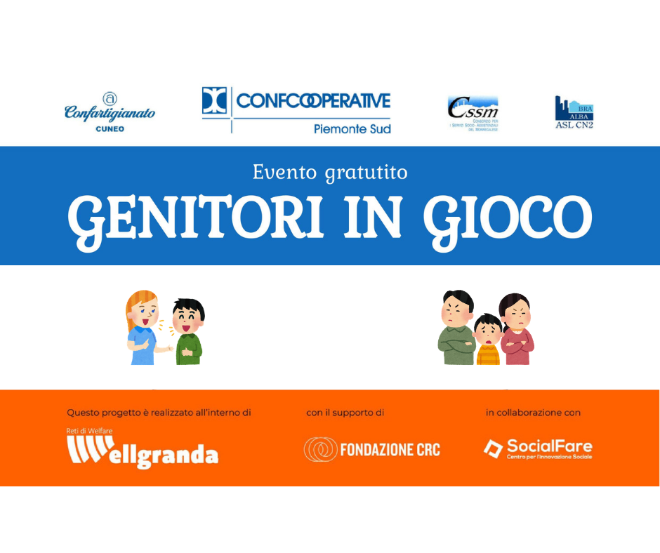 “Genitori in gioco” ad Alba, Bra e Savigliano